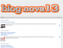 Tablet Screenshot of nova13.com
